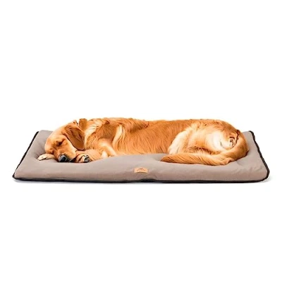 Immagine di Ferplast Cuccia Cane Cuscino Taglia Grande Double Face Tessuto Antigraffio ed Impermeabile, Caldo Micropile Materassino Canna Lavabile in Lavatrice a 30 98 x 65 3,5 cm.Nero