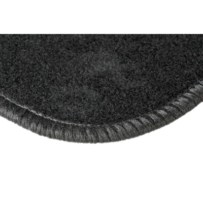 Immagine di WALSER 14705 Set tappetino Tessile anteriore e posteriore 4 nero Adattabilità universale 67.5 x 43.5, 29.5 32 43.5