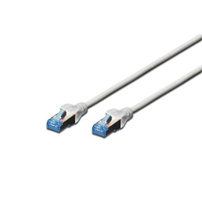 Immagine di Digitus DK 1532 005 RJ45 cavo di rete, patch CAT 5e SF/UTP 0.50 m Grigio coppie intrecciate 1 pz.