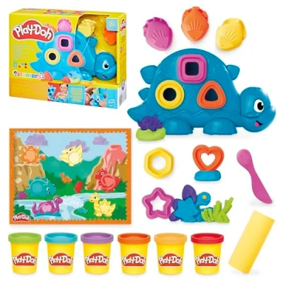 Immagine di Play Doh PD Shapes And Colors Dino