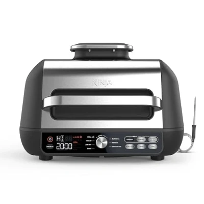 Immagine di Ninja AG651 Friggitrice ad aria calda Funzione grill Nero, Argento