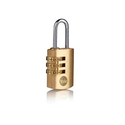 Immagine di Yale Y150B/22/120/1/B Lucchetto, Ottone Imballaggio in Plastica, 22 mm