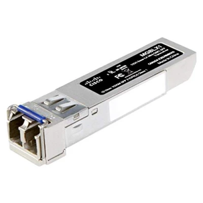 Immagine di Ricetrasmettitore SFP Cisco MGBLX1 con mini GBIC 1000BASE LX e Gigabit Ethernet (GbE) (MGBLX1)