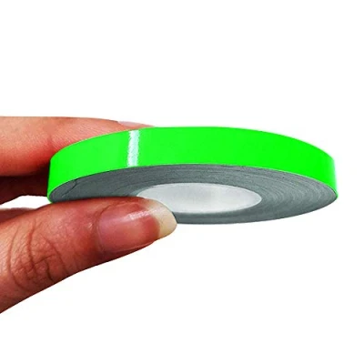 Immagine di 4R Quattroerre.it 10491 Trim Stripes Strisce Adesive per Auto, Verde Fluo, 7 mm x 10 mt