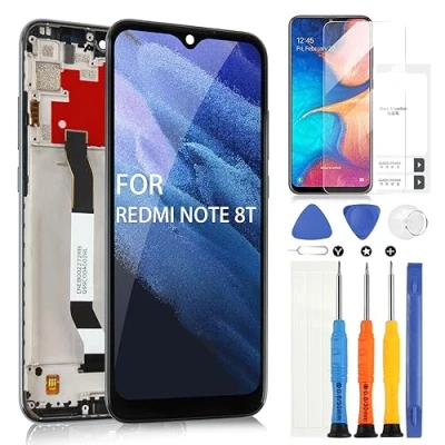 Immagine di ARSSLY Schermo LCD per Xiaomi Redmi Note 8T M1908C3XG Digitazer Display Touch Screen Assembly con Strumenti(Nero Cornice,Non 8,6,3&quot;)