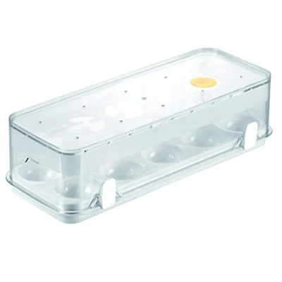 Immagine di Tescoma 891834 Purity Contenitore Igienico Frigorifero per 10 Uova, Plastica, Trasparente