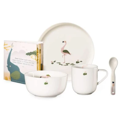 Immagine di ASA Selection Children&#039;s Tableware Kids Fiona Flamingo 5 piece set