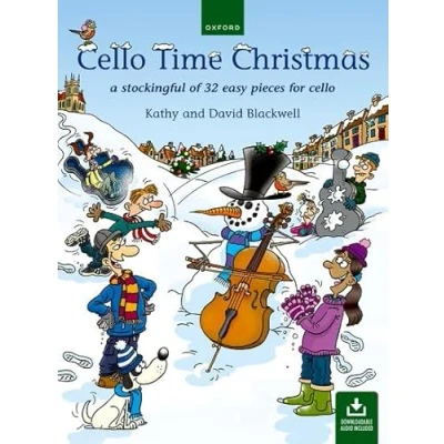 Immagine di cello Time Christmas + CD: A stockingful of 32 easy pieces for