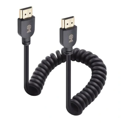 Immagine di Cable Matters 48Gbps 8K cavo HDMI a spirale 0,3 0,9m con supporto 8K@60Hz, 4K@240Hz e HDR, per PS5, Xbox Series X/S, RTX4080/4090, RX 7800/7900, Apple TV altro ancora
