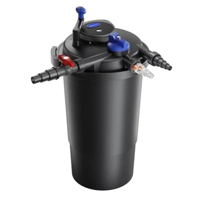 Immagine di SunSun CPF 15000 Filtro a Pressione 10.000 l/h e chiarificatore UVC 18W per laghetti Fino 30.000l