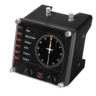 Immagine di Logitech Gaming Saitek Pro Flight Instrument Panel PZ46 Controllore per simulatore di volo USB PC Nero