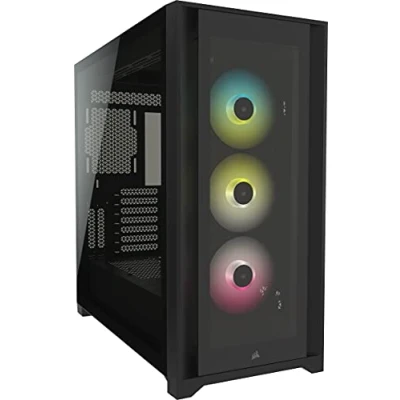 Immagine di Corsair iCUE 5000X RGB Midi Tower PC Case Nero