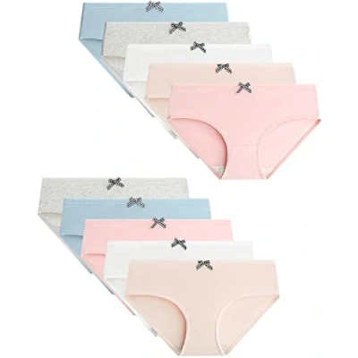 Immagine di Adorel Slip Intimo Cotone Mutande Ragazza Pacco da 10 Papillon 12 14 Anni (Taglia del Produttore L)