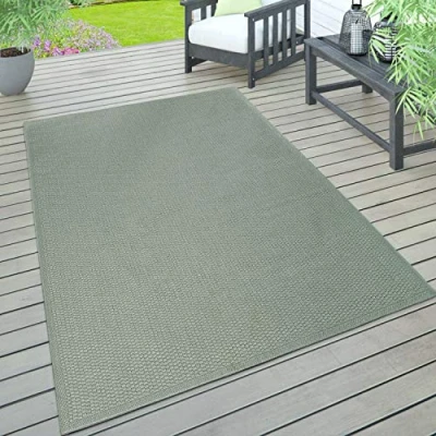 Immagine di per Interni e Esterni, terrazza Balcone, Anti intemperie, Tinta Unita, Dimensione:80x150 cm, Colore:Verde