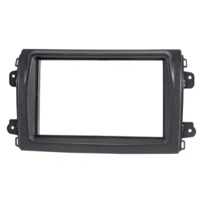 Immagine di tomzz Audio 2414 101 Cornice radio doppio DIN compatibile con Fiat Ducato Serie 8 dal 2021 nero per veicoli predisposizione