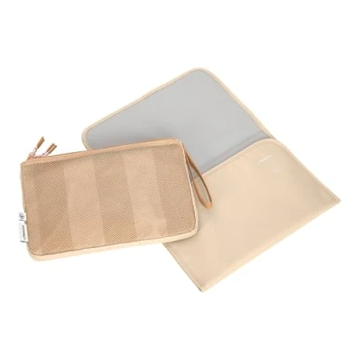 Immagine di LÄSSIG Borsa per pannolini con fasciatoio i bambini in movimento/Casual Changing Organizer beige/camel