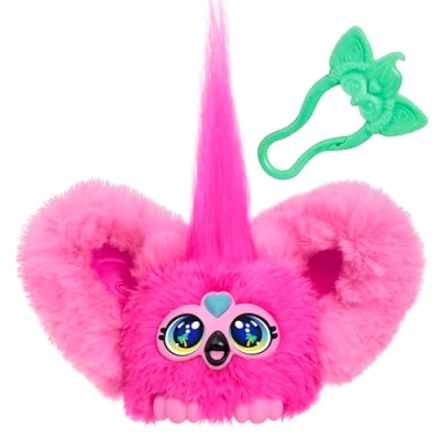 Immagine di Furby Furblets, Flo Flo, Peluche Fenicottero Giocattolo in Miniatura per Bambini e Bambine dai 6 Anni Su, Gioco di Pasqua, Oltre 45 Suoni Melodie, Con 2 Clip Portachiavi, Multicolore