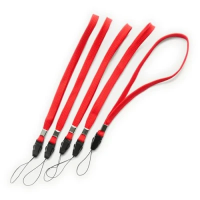 Immagine di trage.band® cordino da collo/lanyard, robusto e regolabile, 4 pz. rosso