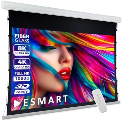 Immagine di ESMART Expert XTR schermo di tensione 266 x 149 cm (120&quot;) 16:9 Telecomando Home cinema proiettore elettrico proiezione motore LCD LED
