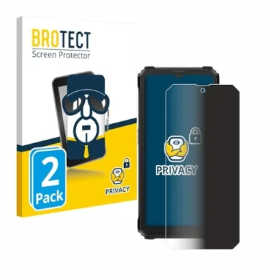 Immagine di brotect (2 Pezzi Pellicola Privacy per Blackview BV6200 [Anti Spy, Protettiva Chiara, Blue Light Filter]