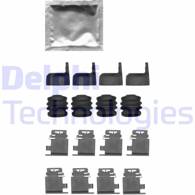 Immagine di DELPHI LX0687 Kit accessori, Pastiglia freno MERCEDES BENZ: Classe V, Vito Tourer, Mixto