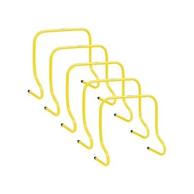Immagine di JELEX Agility Set di 5 ostacoli da allenamento, in diverse misure, per esercizi interni ed esterni, materiale plastico resistente (45 cm)