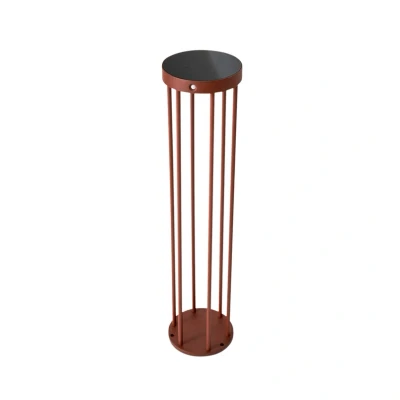 Immagine di Lucande Evelis Lampione a LED, color ruggine, alluminio, sensore