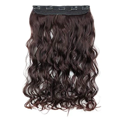 Immagine di CAISHA 70cm Clip In ExtensionsExtensions Per I Capelli Posticcio Liscio Marrone Scuro Mix C58a 1