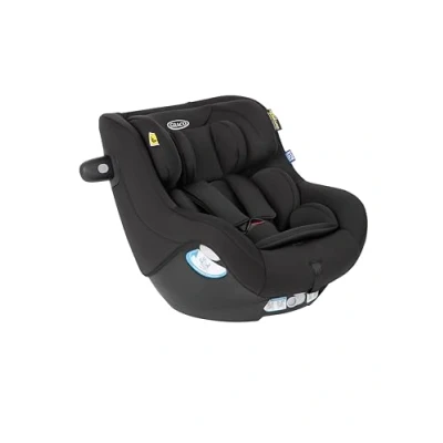 Immagine di Graco SnugGo™ i Size R129 Seggiolino auto ISOFIX con rotazione a 360º, da 40 105 cm (dalla nascita fino circa 4 anni), Spinning System base SnugTurn R129, colore Midnight