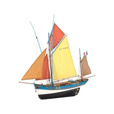 Immagine di Artesanía Latina Modellino di Nave in Legno Barca da Pesca, Peschereccio Tonno Francese, Marie Jeanne Modello 22175, Scala 1:50 Modelli Assemblare Livello Medio