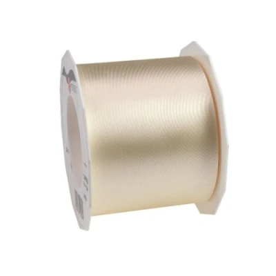 Immagine di Präsent C.E. Pattberg Nastro Satinato Adria, 72 mm x 25 m, Colore: Crema