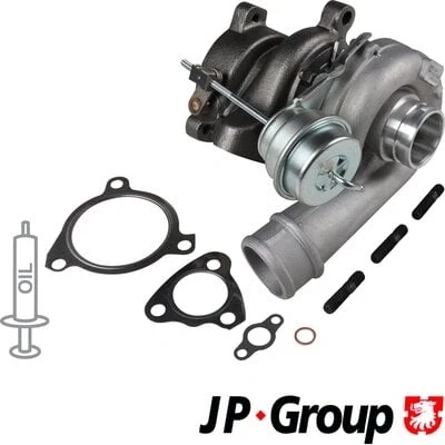 Immagine di JP GROUP 1117402000 Turbina Turbocompressore a gas scarico incl. Kit guarnizioni AUDI: TT Coupe