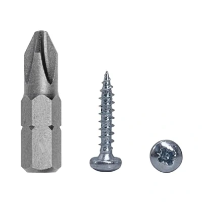 Immagine di Confezione da 500 viti per legno DIN 7981, in acciaio zincato, 3,0 x 16 mm, truciolato con testa a pentola, vite universale Pozi Drive, completamente filettate (500, 3 mm)