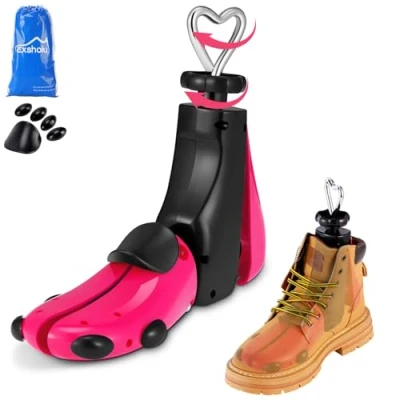 Immagine di Exshoiu Allarga Scarpe Uomo Donna, Tendiscarpe Stivali, Regolabile Larghezza e Lunghezza Espansore Professionali Espansori Scarpa, Barella per Stivali