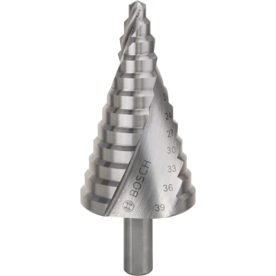 Immagine di Bosch Accessories 2608597521 HSS Punta a gradini 6 39 mm Lunghezza totale 93.5 Alberino 3 facce 1 pz.