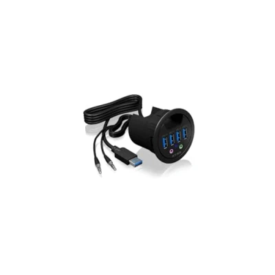 Immagine di ICY BOX 6 Porte USB C® (USB 3.1) Multiport Hub Nero