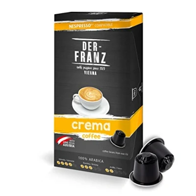 Immagine di Capsule di caffè compatibili Nespresso, 1 x 10 Capsule, Crema