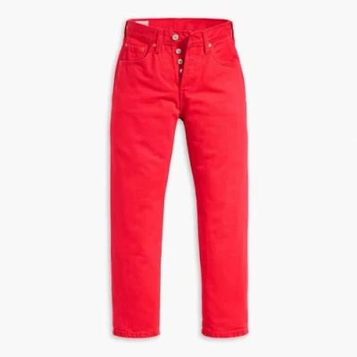 Immagine di Levi&#039;s 501 Crop, Jeans Donna, Script Red 501, 32W / 28L