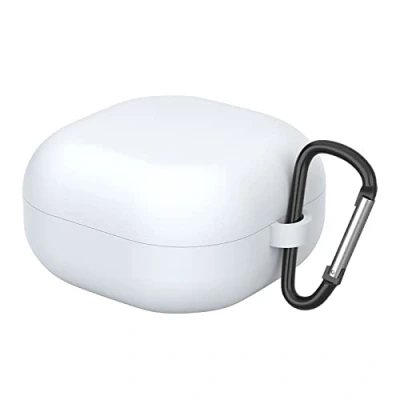 Immagine di GIOPUEY Cover Compatibile con Samsung Galaxy Buds FE 2023/Buds 2 Pro, Cilicone Custodia, Ultrasottile Case Cover, Antiurto, Resistente ai Graffi Bianco