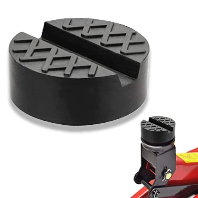 Immagine di Tampone in Gomma per Cric Pad Antiscivolo Crick Idraulico Auto Adattatore Evitano Graffi Danni Resistente Universale Jack