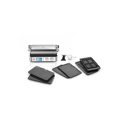 Immagine di Braun MultiGrill 9 CG 9047 Griglia a contatto con piastre, piastre piatte e waffle, posizioni: contatto, barbecue, forno, lavabili in lavastoviglie, vassoio raccogli grasso, temperatura