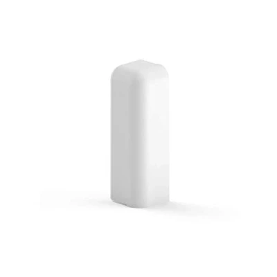 Immagine di Habengut versione destra per battiscopa 70 mm in PVC, colore: bianco Contenuto: 1 pezzo una finitura ordinata