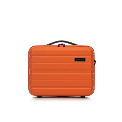 Immagine di WITTCHEN COMODO Line Custodia cosmetica Bagaglio Borsa da toilette in ABS Tracolla rimovibile Taglia XS Arancione