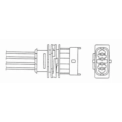 Immagine di NGK 94625 Sonda lambda 4 OPEL: Corsa B Hatchback, Astra G Caravan