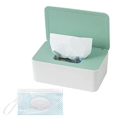 Immagine di Scatole di Salviettine Umidificate e Sacchetti per Salviette Dispenser Contenitore Fazzoletti Umidi Custodia scatola Carta Igienica Bagnata