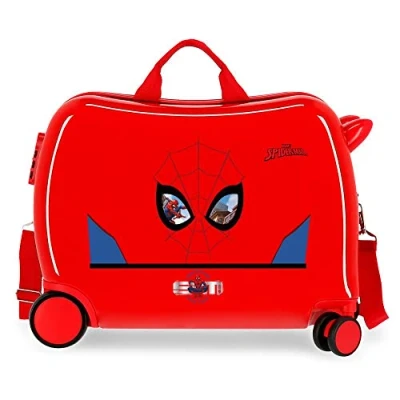 Immagine di Valigia per bambini Marvel Spiderman Protector Rosso 50x39x20 cm ABS rigido Chiusura a combinazione laterale 34L 1,8 kg 4 ruote Bagaglio mano