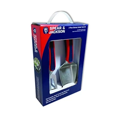 Immagine di Spear &amp; Jackson BG2PS Set di attrezzi da giardino per balcone, 2 pezzi