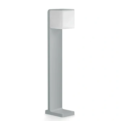 Immagine di Steinel Lampada da terra verticale GL 80 SC Argento Luce giardino a LED, rilevatore di movimento 160, collegabile in rete Gestione via App
