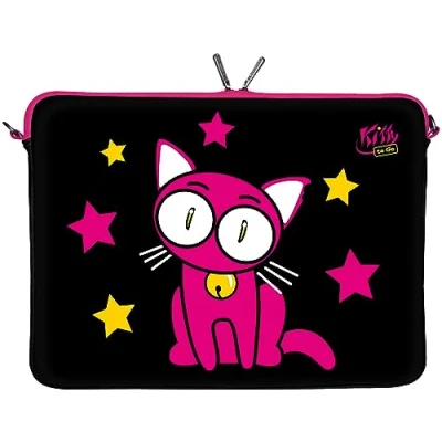 Immagine di Kitty to Go LS142 10 Netbook Sleeve Laptop neopren case custodia portatile borsa involucro protettivo 25,9cm (10,2 pollice) nero