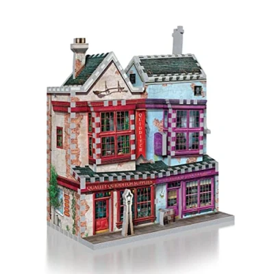 Immagine di Wrebbit3D, Diagon Alley Collection: Quidditch Supplies &amp; Slug Jiggers (305pc), 3D Puzzle, Ages 14+